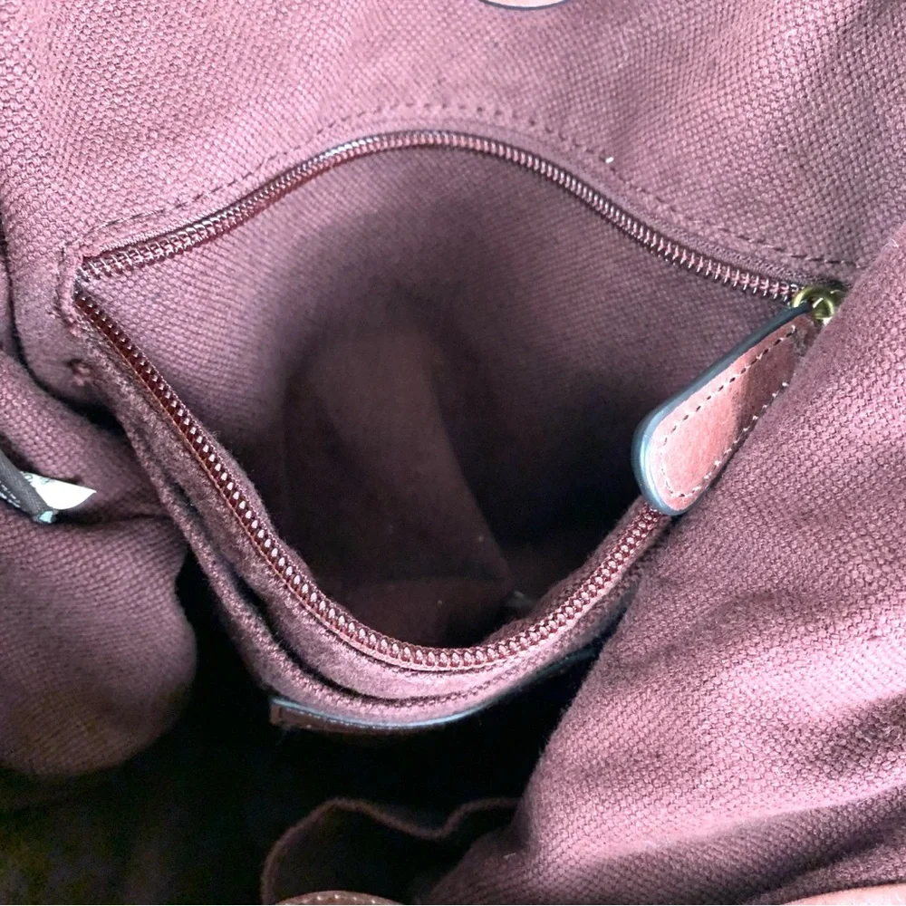 Frye Chestnut Red-Brown Leather Hobo Tote
